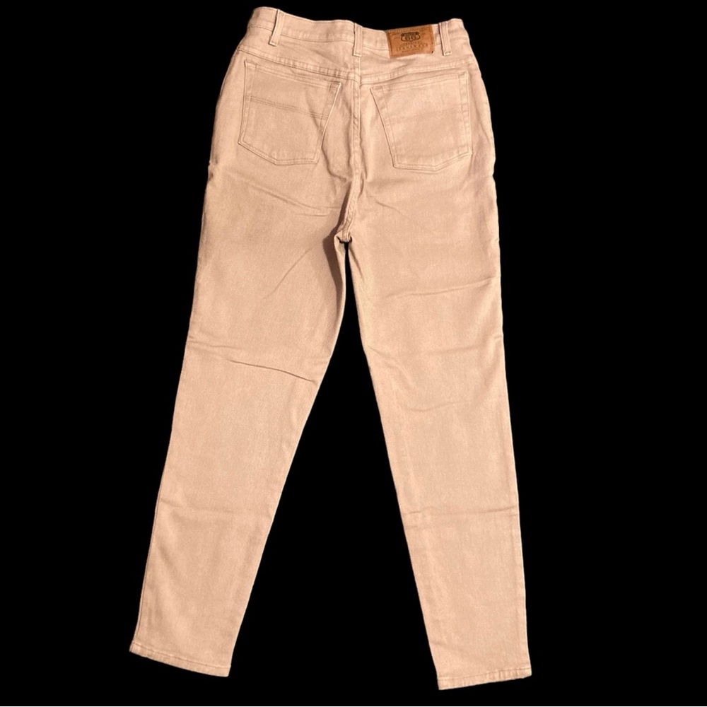NWOT Route 66 Stretch Fit Vintage 80s 90s High Rise Denim Jeans Tan Size 13/14